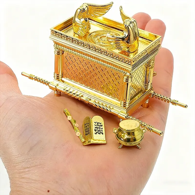 Mini Ark of the Covenant Set, Jewish Religious Style Desktop Decoration, Cultural Collection, Religious Collectibles, Holiday Gift, Religious Home Decor, Religious Decorations, Religious Ornament