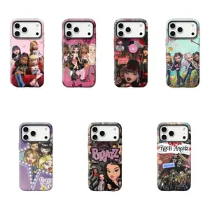 Western Animation Bratz, Retro Y2K Hot Girl Style Magnetic Glossy Phone  Case for iPhone 11,12,13,14,15,16,17 Pro Max Plus Air Shockproof  Cover Gift For Art Fans