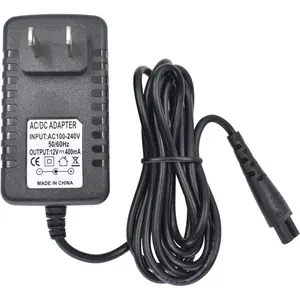 Replacement Charger for Remington Shaver F5-5800 F7800 F5800 F5790 F4790 R5150 R6130 R-6150 MS2-390 MS3-2700 MS680 R9100 Electric Razor Trimmer PA1204N Power Cord