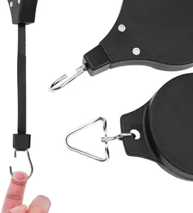 Plant Hook Pulley, Retractable Plant Hanger, for Garden Baskets, Pots, Birds Feeder