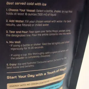 Product Review of Yerba Magic | Yerba Mate Instant Tea Powder | 20, 24, or 30 Servings | Multiple Flavors Available from M**y