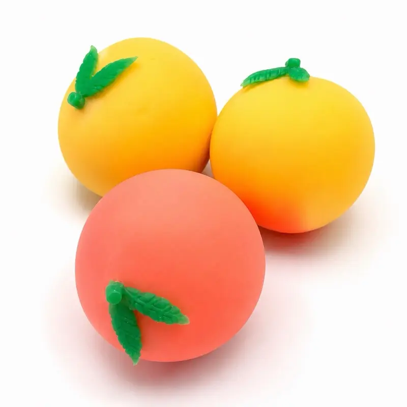 Pack of 3 Fruit Squeeze Stress Relief Toys - Perfect for Relaxation and Fun