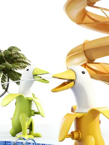 Banana Duck Water Gun - Cute Open-Mouthed Squirt Toy ，One-Button Spray, Perfect for Pool & Bath Time Fun adult fidget