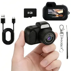 Cute Y3000 Kids Mini Keychain Camera 1080P, Portable Digital Toy Camera for Boys & Girls, Easy to Use Small Camera for Kids, Great Children’s Day Gift