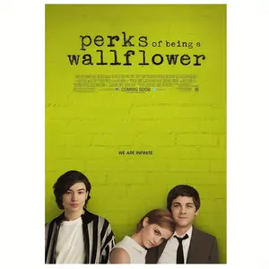 1pc Frameless "Perks of Being a Wallflower" Movie Poster, 30.48x45.72 cm Canvas Art, Home Decor, Living Room Wall Decor, Artist Drawing Set