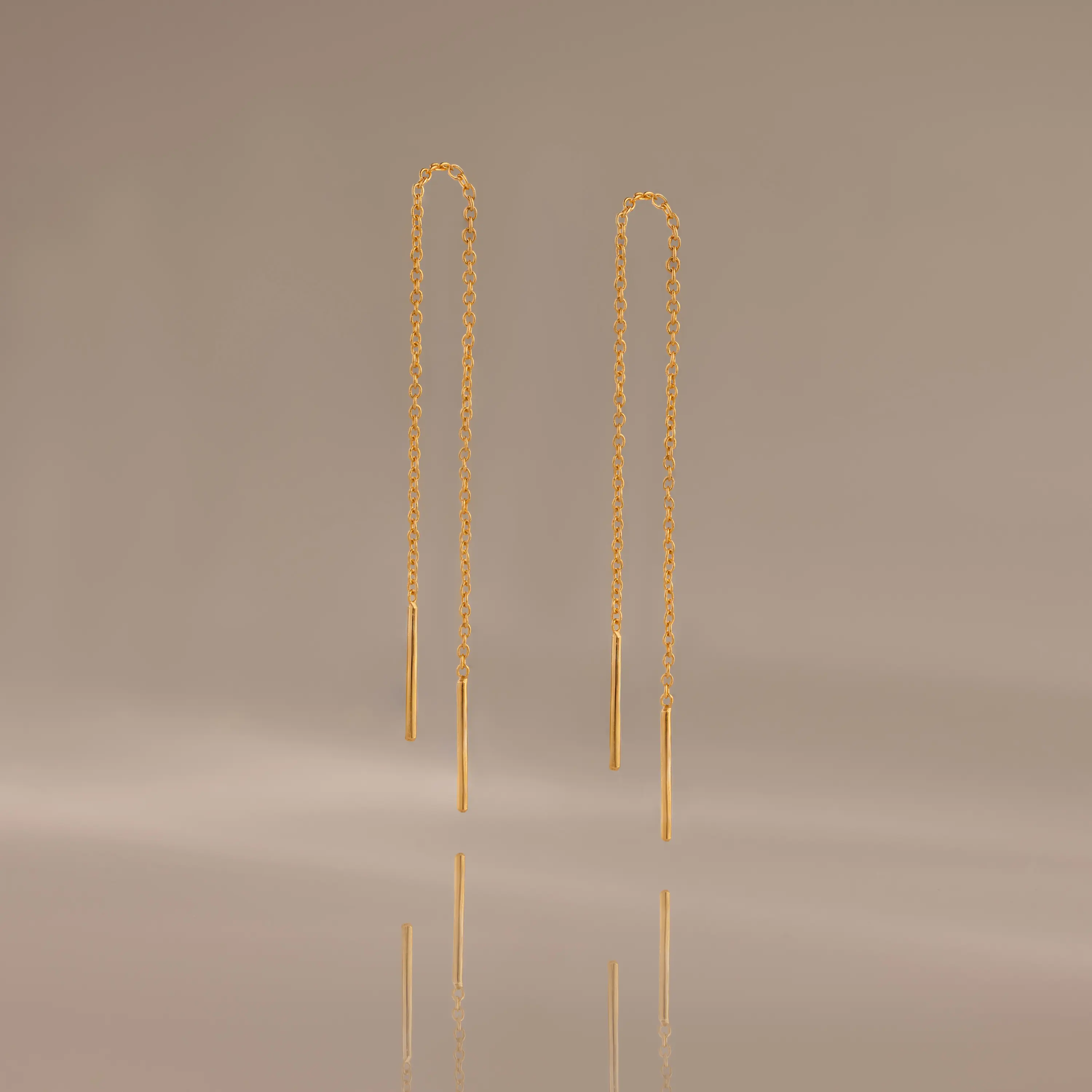 Essential Threader Earrings by Caitlyn Minimalist - Dainty Cable Chain Dangle Earrings - Minimalist Jewelry - Girlfriend Gift