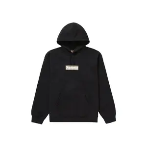 Supreme Men's Burberry Box Logo Hooded Sweatshirt Black, from StockX