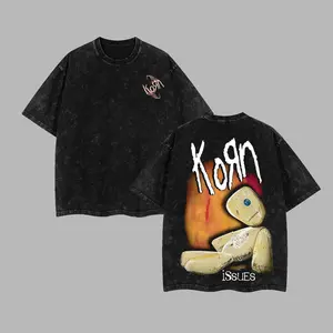 [$$$ROCKLIFE] Korn Band Issues Washed Hoodie, Korn 2025 Tour Shirt, Classic 90s Nu-metal Hoodie, T-Shirt Alternative Metal Streetwear Essential for Rock Lovers
