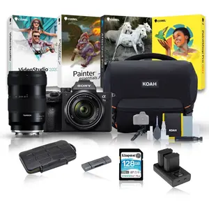 Sony Alpha 7 II Full-frame Mirrorless Interchangeable Lens Camera with 28-70mm Lens, 17-50mm Bundle