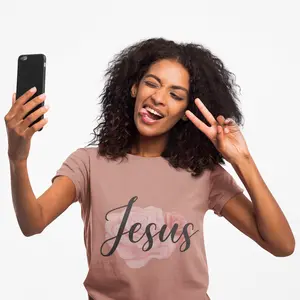 Inspirational Jesus Floral Tee – Unisex Christian Shirt | Faith-Based Spring Style | Religious Gift for Men & Women