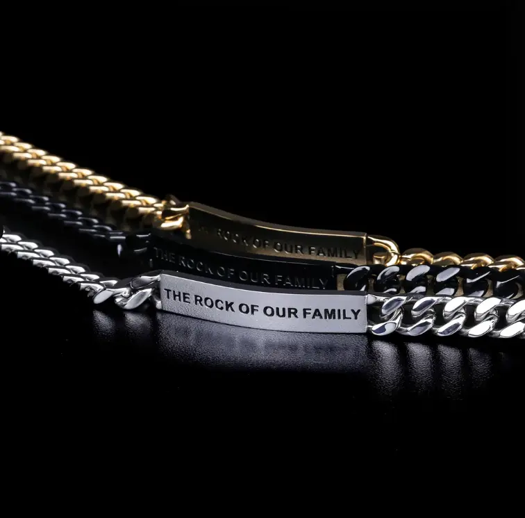 Chain bracelet engravings Engravings collections MEN Chain bracelet engravings Engravings collections MEN