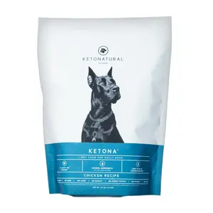 Ketona Chicken Recipe Adult Dry Dog Food for Adult Dogs - Natural, Low Carb (only 5%), High Protein (46%), Grain-Free -  The Nutrition of a Raw Diet with The Cost and Convenience of a Kibble - 8.4 Lbs - Made in USA