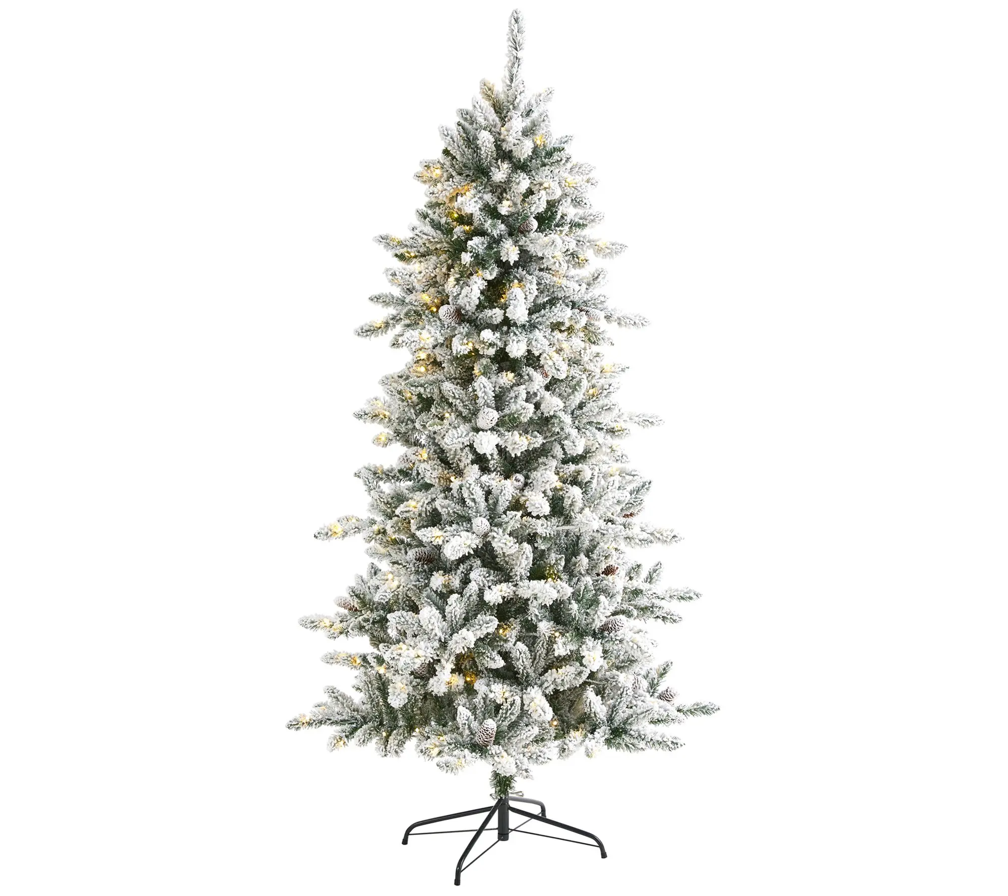 Nearly Natural 6.5' Christmas Tree