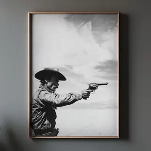 western print vintage dual, wild west frontier, western vintage style, western bar decor, American Style, Farmhouse Art poster, cowboy print