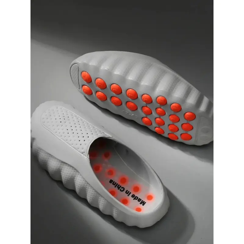 adidas gazelle silver green womens Waterproof Winter Plush Shoes Slippers Women Eva Cartoon Print Fleece Wram Cotton Shoes Couples Outdoor Flats Men Fuzzy Slides Yellow / 40-41
