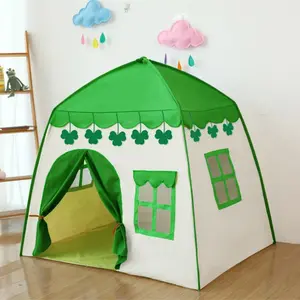 Flower House Design Play Tent, Indoor Outdoor Game House, Foldable Outdoor Toy Tent, Fun Playhouse for Kids, Birthday Gift