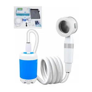 Portable Flush, Portable Electric Shower for Outdoor Car Wash, Shower, Pet Bath, Yard Watering, Suitable for Camping, Hiking and RV Travel