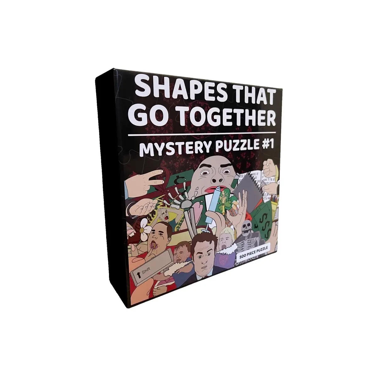 Shapes That Go Together - Mystery Puzzle #1 - 500 Pieces