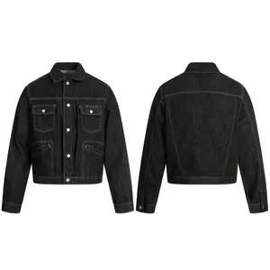 2025 Fall Denim Jacket Oversized Streetwear Vintage Washed Distressed Coat Unisex