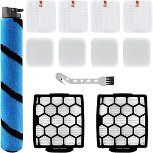 HEPA Filter Brush Roller Accessories Compatible with Shark Rotator Lift-Away Duo Clean PowerFins LA502 LA500 LA500WM LA502NP Upright Vacuum Cleaner Replacement Parts XHF320 XFFK320 1483FC200