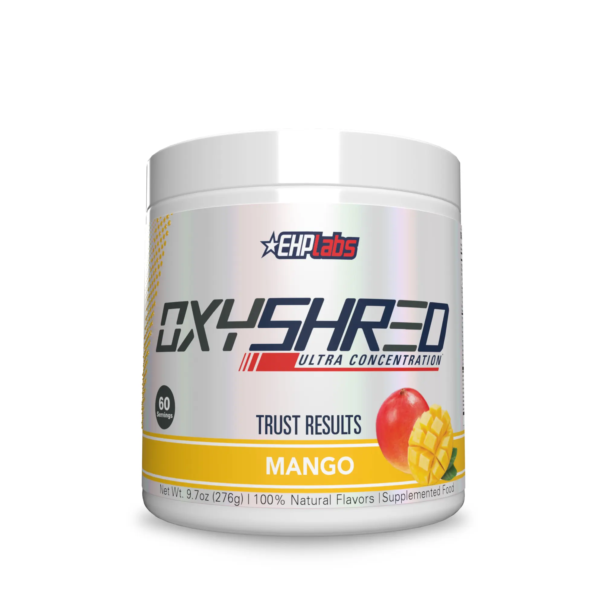 OxyShred Ultra Energy Powder Mango 60 Serves | Sugar Free Pre-Workout Drink Mix | Daily Energy & Focus Support | Train Harder, Recover Faster