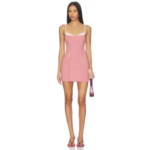 MORE TO COME Marea Mini Dress in Red Gingham