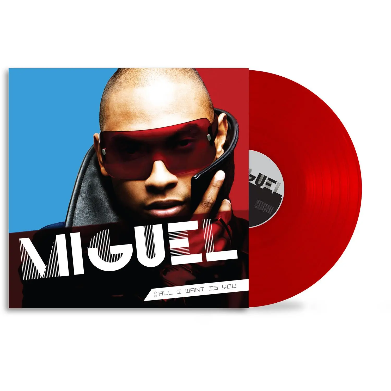Miguel - All I Want Is You  [VINYL RECORD - LP] Clear Vinyl, Red