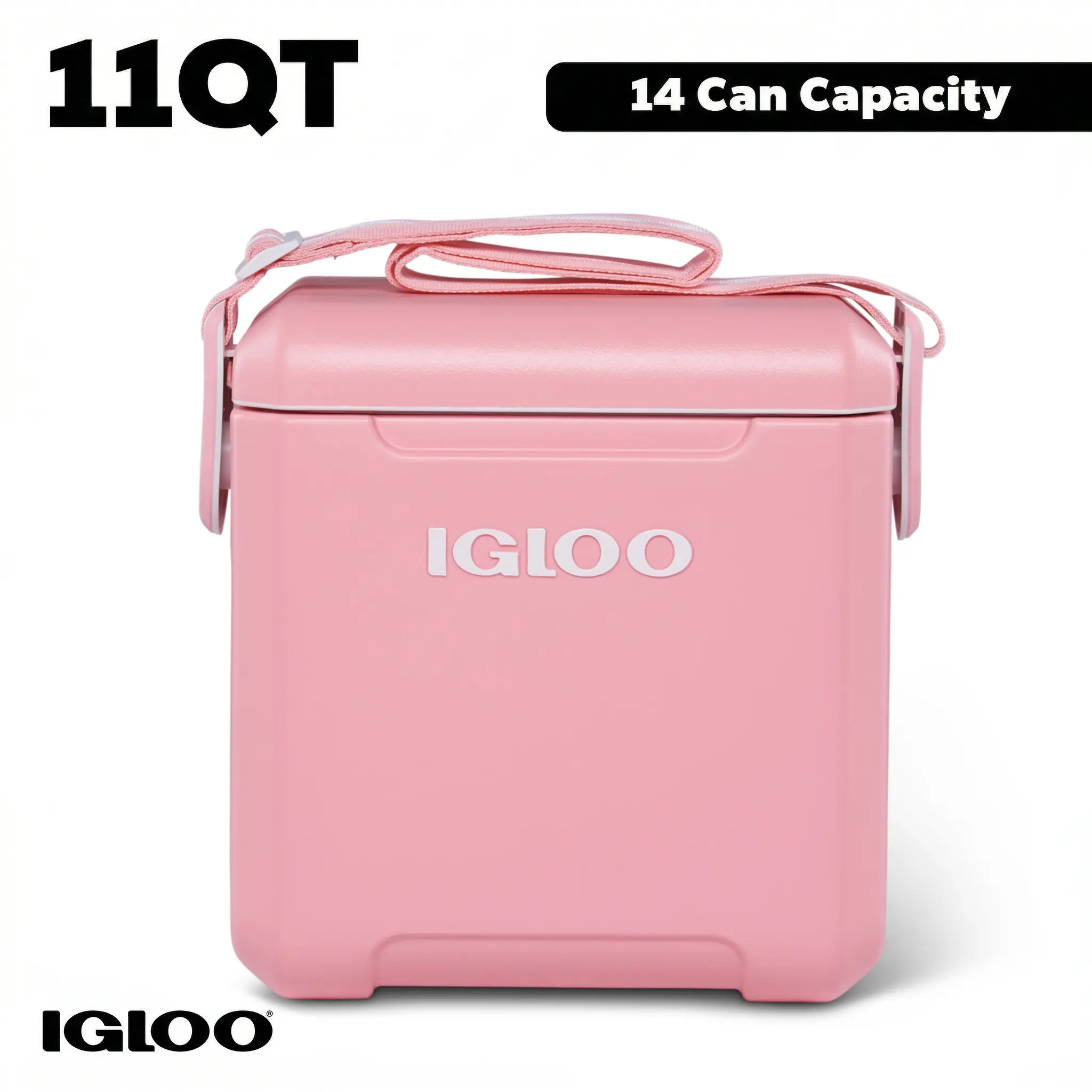 Igloo 11 QT Tag-A-Long Hard Sided Cooler, Pink