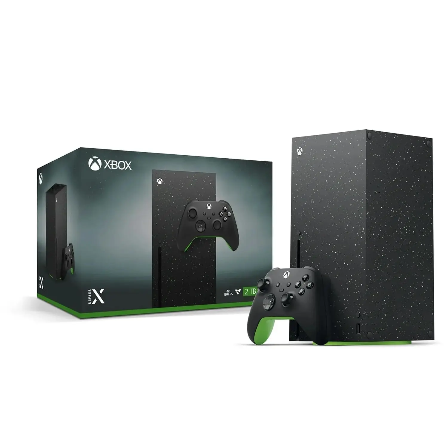 Xbox Series X 2 TB Disc Drive Galaxy Black Special Edition Bundle Includes Special Edition Wireless Controller