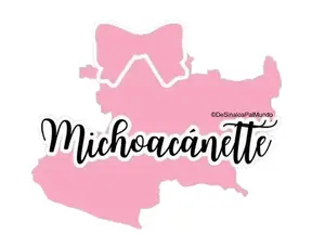 High-Quality Mexican Pink Coquette Car Vinyl Decals in Various State Sizes