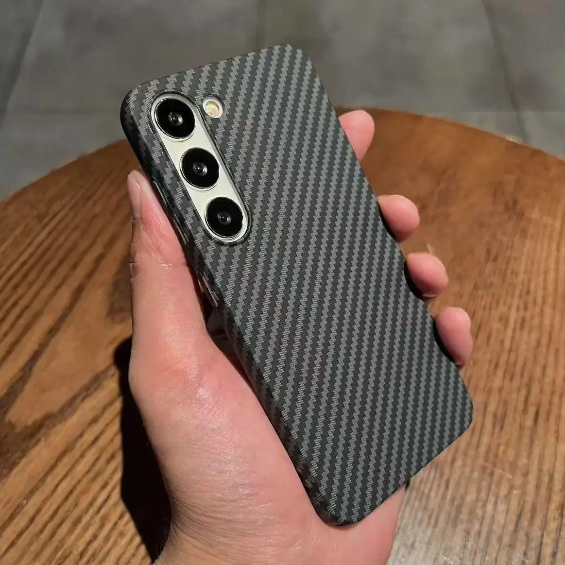 For Magsafe Magnetic Carbon Fiber Case For Samsung S26 S25 S24 S23 S22 Note 20 Ultra 10 Plus A17 A56 A16 A55 A15 Plastic Cover