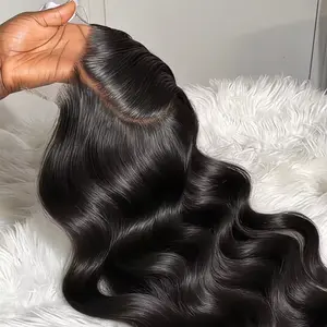 Body Wave 13X6 Glueless Human Hair Wig Wear And Go 9X6 Transparent Lace Wig Natural Hairline Pre Cut Pre Plucked Body Wave Human Hair Ready To Wear Glueless 5X5 Hd Closure 180 Density