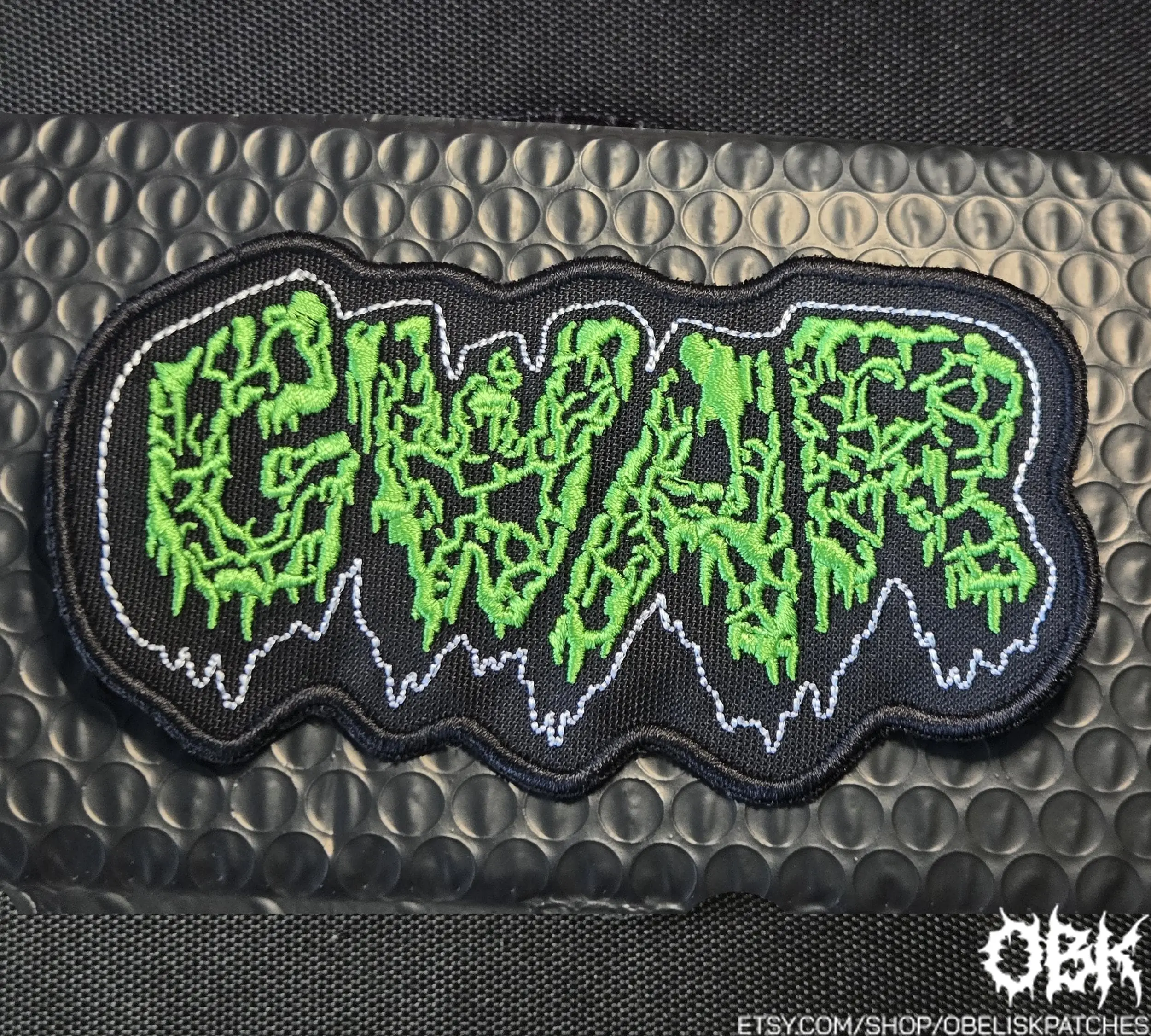 GWAR Patch Embroidered Canvas Patch -    Punk Rock - Multiple Sizes, Iron On Patch, Velcro Patch