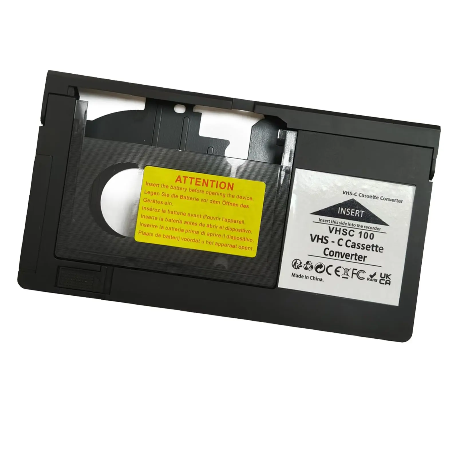 Vhs-c Tape Cassette Adapter For Camcorders Motorized Vhs To - Ideal Vcr Player  Video And Digital Converting