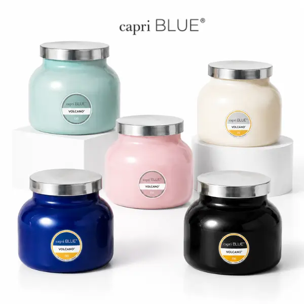 Capri Blue Volcano Scented Candle – Luxury Home Fragrance, Fresh Citrus Candle, Decorative Candle & Gift for Women