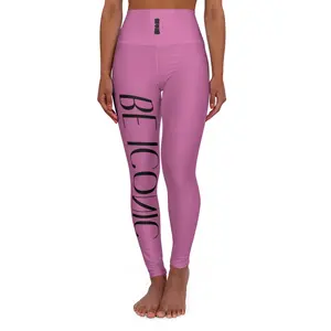 Iconic Streetwear Leggings - Light Pink, Comfortable Fit, Versatile Style, Ideal for Everyday Wear