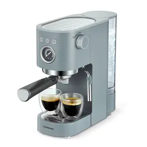 15 Bar Espresso Machine For Home, Semi-Automatic Coffee Maker With Steam Milk Frother, Compact Espresso Maker