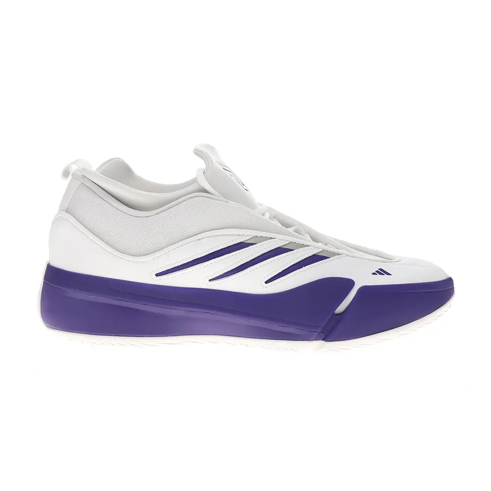 adidas Mens Dame 9 Weber State Wildcats Basketball Sneakers Shoes - White
