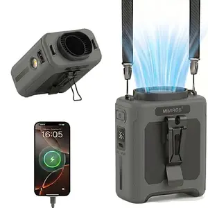 2026 Upgraded 10,000mAh Wearable Waist Fan, 5-speed settings, portable personal fan, ideal for outdoor work, construction sites, travel, and cycling, with up to 40 hours of battery life. Lightweight, versatile, and portable fan #Summer2026 Rechargeable Mu