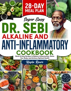 Dr. Sebi Alkaline and Anti-Inflammatory Cookbook: Quick & Easy Recipes to Reduce Inflammation, Detox Your Body and Achieve Optimal Health | 28-Day ... Ultimate Dr. Sebi Collection Encyclopedia) Paperback – July 1, 2024