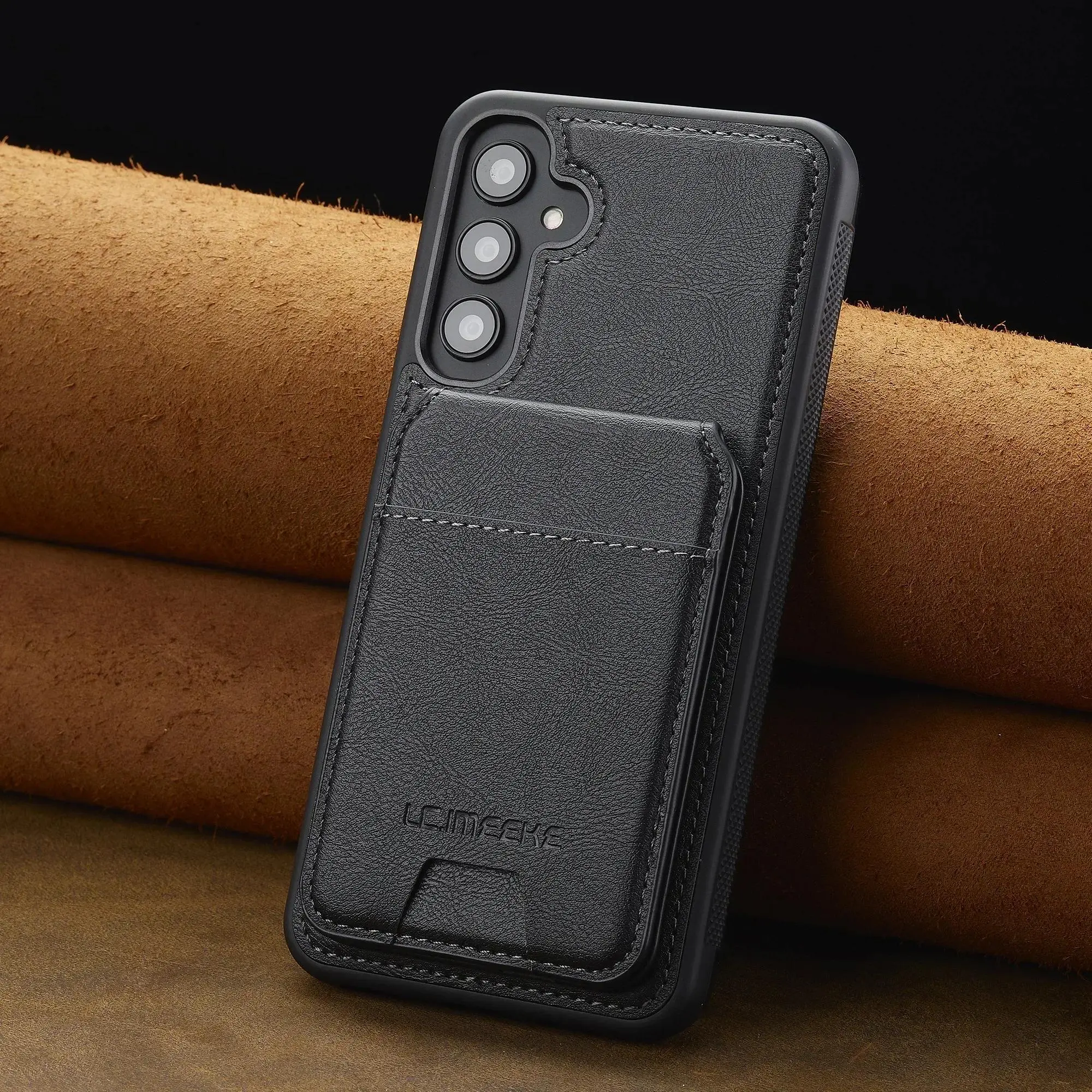 Detachable Leather Case Cover For Samsung Galaxy S26 S25 Ultra S24 Plus S22 S21 FE A55 A35 A16 A36 A56 A15 A14 Card Wallet Phone Bag Mobile Phone Accessory