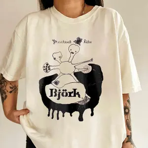 Bjork Shirt Greatest Hits Graphic T Shirt Bjork Merch