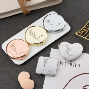 Custom Name Mirror,Pocket Mirror,Engraved Gift Idea,Party Gifts,Gifts for Mom,Wedding Party Favors,Bridesmaid Gift,Thank You Gift