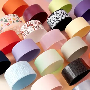 Silicone Boot Covers for 32oz & 40oz Tumblers, Jelly Glitter, Holiday, Neutral & Halloween Colors