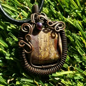 Wire Gemstone Pendant Daily Anniversary Birthday Engagement
