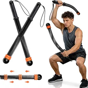 2026 New Upgrade Weighted Cordless Battle Ropes – Quiet, Ropeless Training Rope for Strength, HIIT, Cardio, & Full-Body Workouts | Home & Outdoor Fitness Equipment for Men & Women, Perfect for Gym & Cardio Sessions
