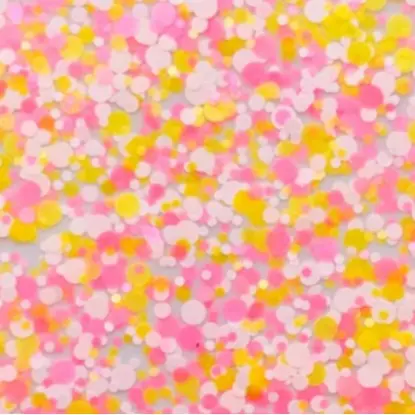 Pink, Yellow, White Dots