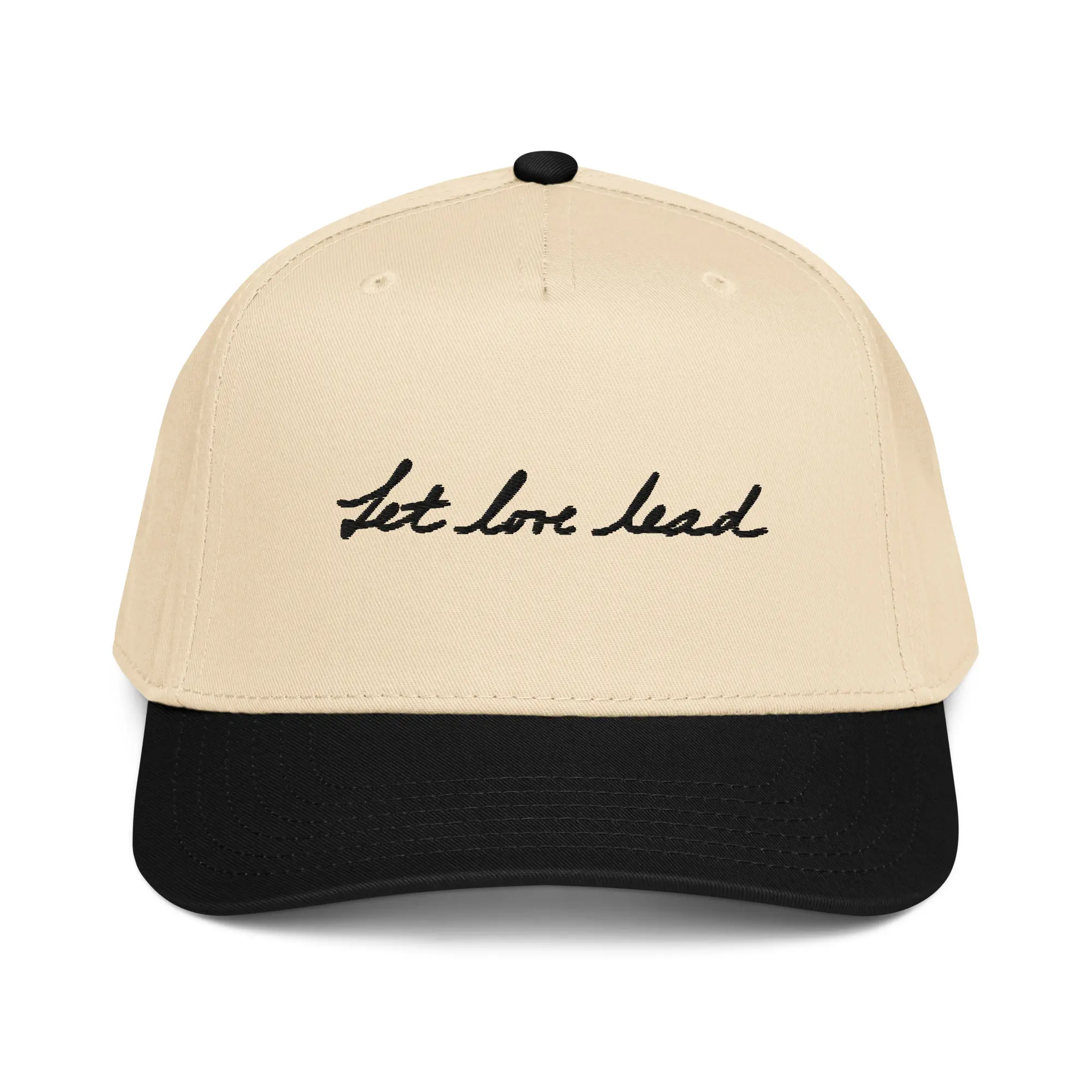 Let Love Lead Hat (Natural, Black)