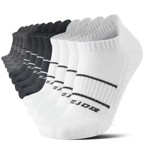 6 pairs of Professional Sports Socks-Ankle Socks Men's and Women's Cushioning Performance Sports Socks Arch Support Cotton Socks Moisture Wicking Breathable Odorless Durable Suitable for Various Sports Such as Basketball Running Etc.