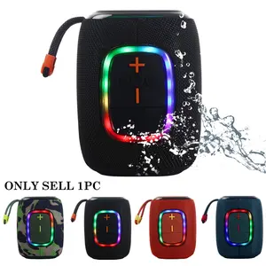 Portable wireless Stereo Speaker with Deep Bass, Small Waterproof Speaker for Home and Outdoor Use（colorful）